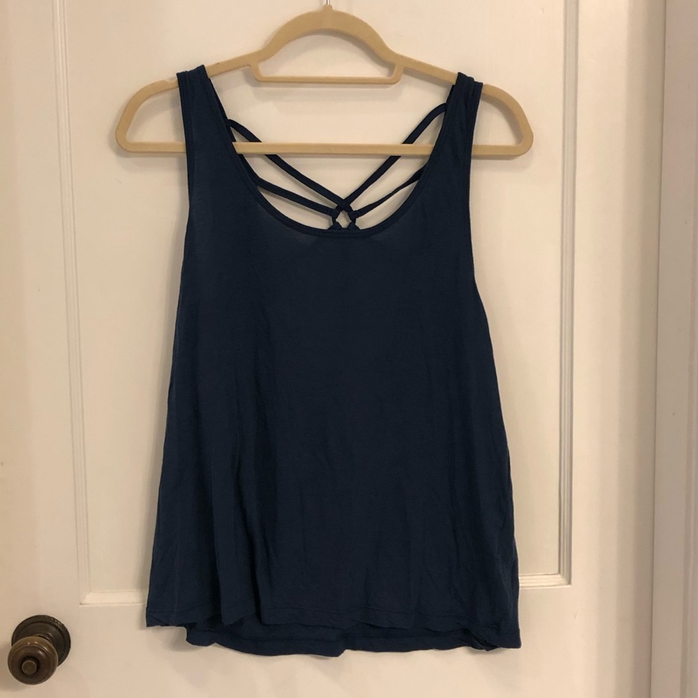 beyond yoga open back tank!